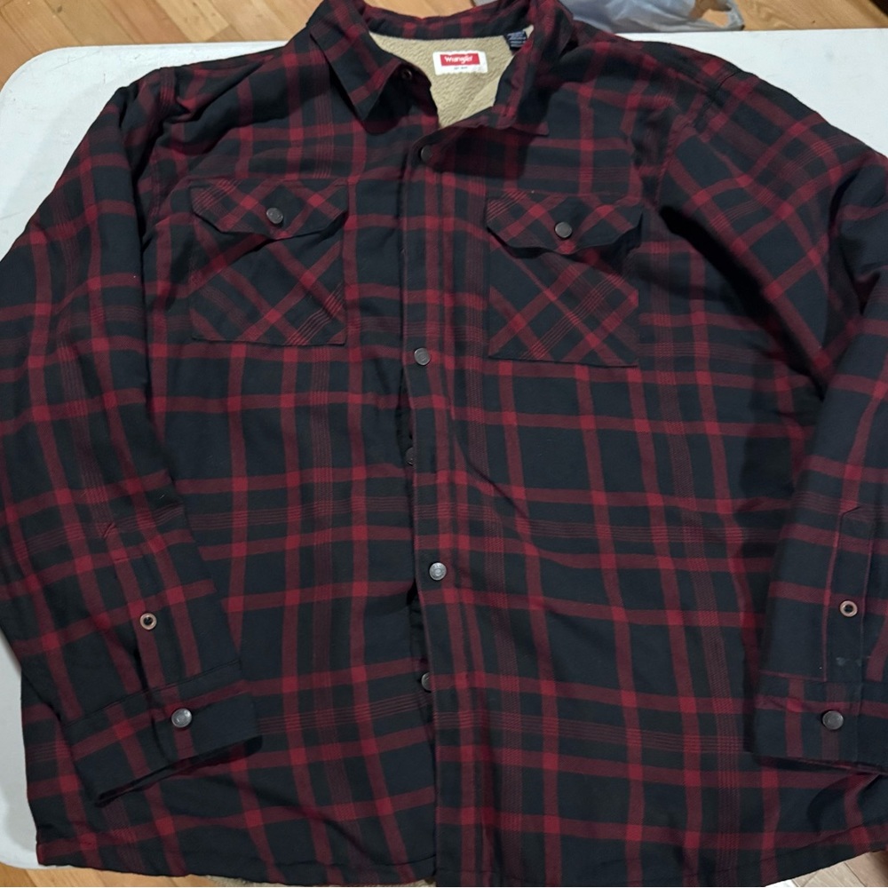 Wrangler Red and Black Performance Jacket